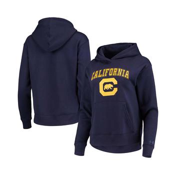 Under Armour | Women's Navy Cal Bears All Day Team Fleece Pullover Hoodie商品图片,