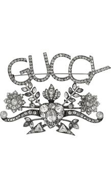 商品Gucci | Guccy Crystal Brooch,商家Runway Catalog,价格¥4872图片