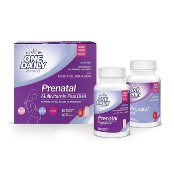 商品21st Century 2-Step Prenatal Multivitamin Plus DHA Tablets, 120 Ea,商家MyOTCStore,价格¥169图片