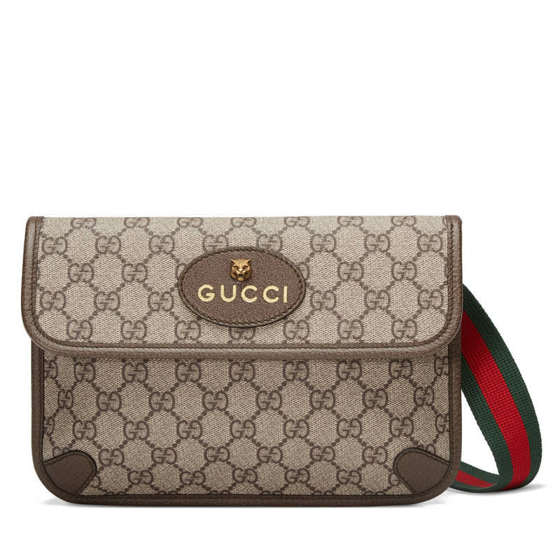 商品Gucci | 【现货】杨幂同款  古驰  爆款男女同款米色帆布虎头腰包 ,商家VP FRANCE,价格¥7218图片