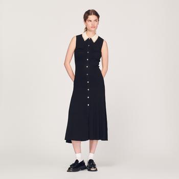 Sandro | Long sleeveless dress商品图片,