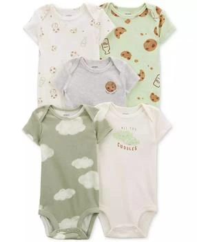 Carter's | Baby Boys and Baby Girls 5-Pc. Short Sleeve Bodysuits Set,商家Macy's,价格¥129