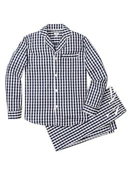 商品Petite Plume | Gingham Twill Pajama Set,商家Saks Fifth Avenue,价格¥681图片