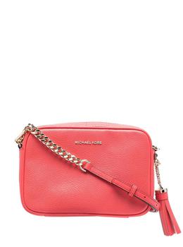 推荐Jet Set Medium  Pink Leather Crossbody Bag M Michael Kors Woman商品