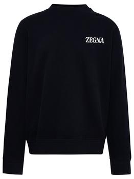 Zegna | Ermenegildo Zegna Logo Printed Crewneck Sweatshirt商品图片,6.7折起