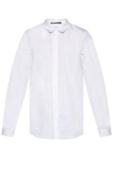 Jil Sander | Jil Sander Long-Sleeved Concealed Placket Shirt商品图片,8.6折