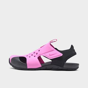 商品Girls' Little Kids' Nike Sunray Protect 2 Hook-and-Loop Sandals,商家Finish Line,价格¥110图片