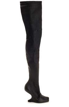 Rick Owens | Rick Owens Cantilever Thigh High Boots商品图片,8.6折起, 独家减免邮费