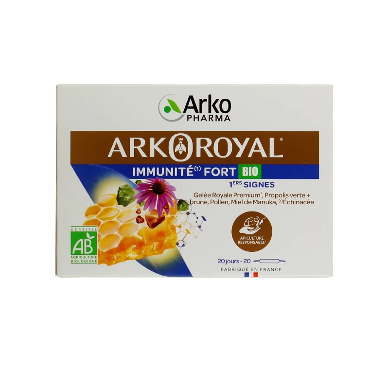 Arkopharma | Arkopharma纯天然蜂王浆20x10ml 提高免疫 1-2-3盒,商家VPF,价格¥169
