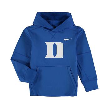 miocra koly, NIKE | Boys Youth Royal Duke Blue Devils Logo KO Pullover Performance Hoodie商品图片 
