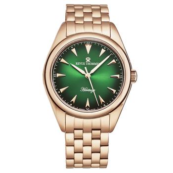 Revue Thommen | Heritage Automatic Green Dial Mens Watch 21010.2164商品图片,2.3折