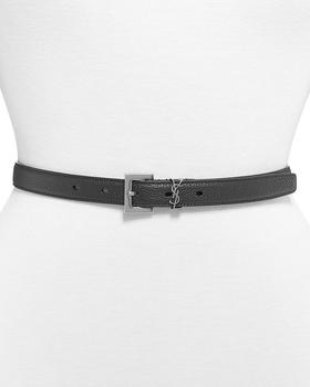 ysl皮带, Yves Saint Laurent | Monogram Women's Thin Leather Belt商品图片 