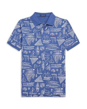 商品Ralph Lauren | Boys' Sailboat-Print Cotton Mesh Polo Shirt - Little Kid, Big Kid,商家Bloomingdale's,价格¥359图片