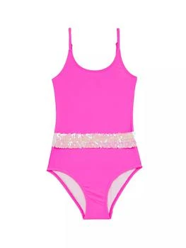 Stella Cove | Little Girl's & Girl's Sequin-Embellished One-Piece Swimsuit,商家Saks Fifth Avenue,价格¥526