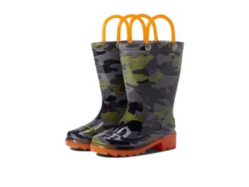 商品Western Chief | Olive Camo Lighted Rain Boot (Toddler/Little Kid),商家6PM,价格¥154图片