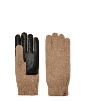 UGG | Knit Smart Gloves with Conductive Leather Palm and Recycled Microfur Lining,商家Zappos,价格¥372