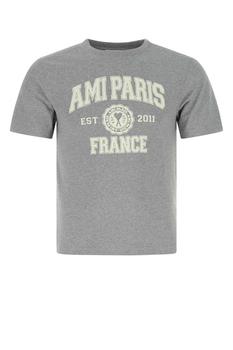 AMI | AMI Paris Logo Printed Crewneck T-Shirt商品图片,5.9折起