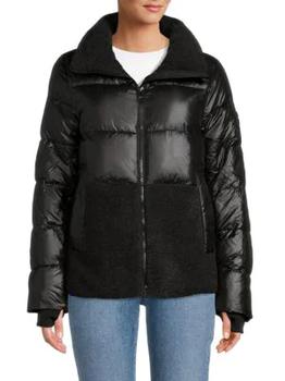 Michael Kors | Faux Fur Puffer Jacket商品图片,2.8折×额外7.5折, 额外七五折