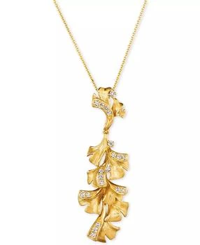 Le Vian | Nude Diamond Floral 18" Pendant Necklace (1/3 ct. t.w.) in 14k Gold,商家Macy's,价格¥16184