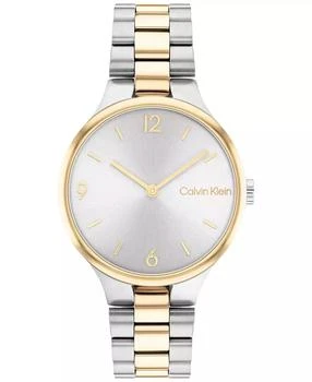 Calvin Klein | Two-Tone Stainless Steel Bracelet Watch 32mm,商家Macy's,价格¥899