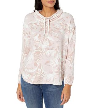 Calvin Klein | Women's Camo Tropical Print Cowl Neck Top商品图片,独家减免邮费