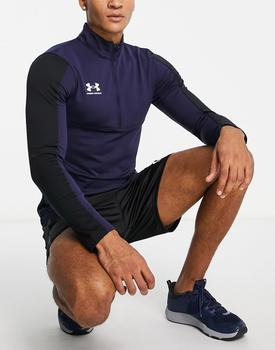 Under Armour | Under Armour Football Challenger mid layer top in navy商品图片,