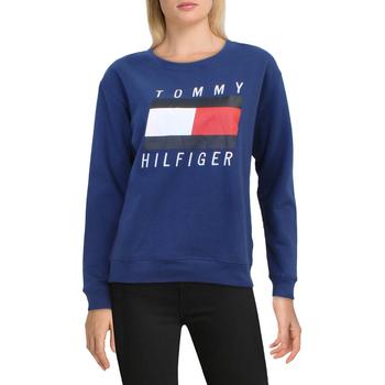 推荐Tommy Hilfiger Sport Womens Embroidered Crewneck Sweatshirt商品