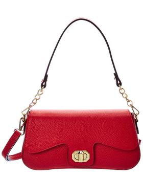 Vicenzo Leather, Italian Leather | Italian Leather Shoulder Bag商品图片 2折