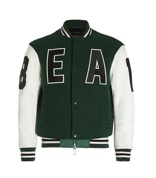 推荐Emporio Armani EA Logo Wool Bomber Jacket, Brand Size 52 (US Size 42)商品