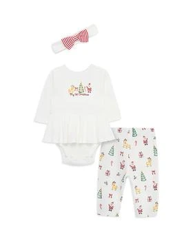 Little Me | Girls' Holiday Bodysuit & Pants Set - Baby 满$100减$25, 满减