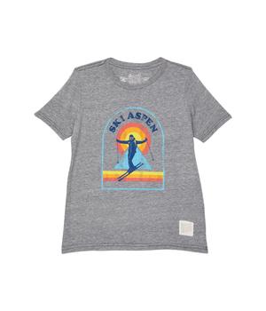 更多The Original Retro Brand, The Original Retro Brand | Tri-Blend Ski Aspen Crew Neck Tee (Big Kids)商品图片 5折