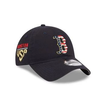New Era | Men's Navy Boston Red Sox 2023 Fourth of July 9TWENTY Adjustable Hat 独家减免邮费