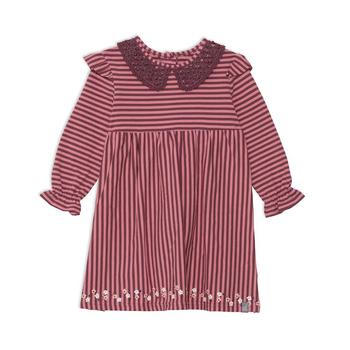 商品Long Sleeve Dress With Frill Striped图片