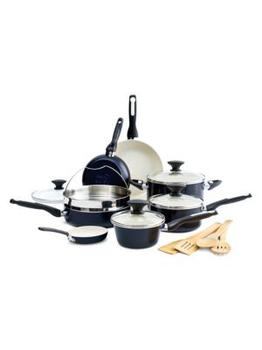 Greenpan | Rio Healthy Ceramic Non-Stick 16-Piece Cookware Set商品图片,7.8折