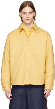 商品Jacquemus | Yellow Le Raphia 'La Chemise Boulanger' Shirt,商家SSENSE,价格¥3510图片