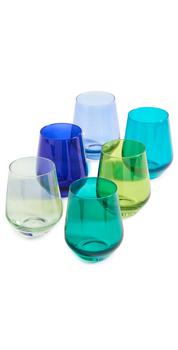 商品Estelle Colored Glass | Estelle 有色玻璃 无柄套装 6 件装,商家Shopbop,价格¥1252图片