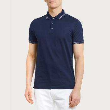 菲拉格慕经典款, Salvatore Ferragamo | SALVATORE FERRAGAMO 男士海军蓝色经典款式POLO衫 12-1783-698228商品图片 独家减免邮费