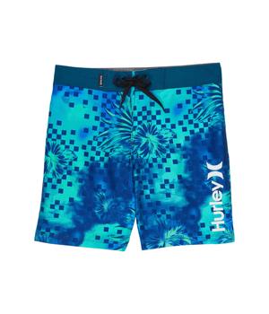 Hurley | Floral Checkered Boardshorts (Little Kids)商品图片,7.5折