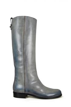 Fendi | Gray leather boots - Shoe size: 36商品图片,3.9折