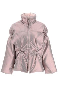 推荐Collina strada 'star puffer' metallic denim down jacket商品