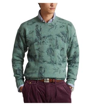 Ralph Lauren | Scenic-Print Wool Sweater商品图片,7.5折
