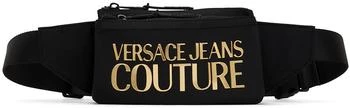 Versace | Black Bonded Pouch,商家Ssense US,价格¥738