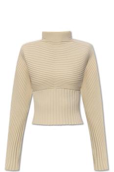 Tory Burch | Tory Burch Cropped Ribbed Sweater商品图片,5.2折