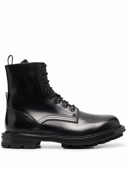 推荐ALEXANDER MCQUEEN - Leather Ankle Boot商品