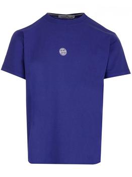 Stone Island | Stone Island Logo Printed Crewneck T-Shirt商品图片,7.6折