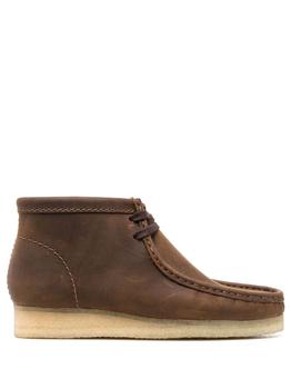 推荐CLARKS - Wallabee Boot Leather Ankle Boots商品