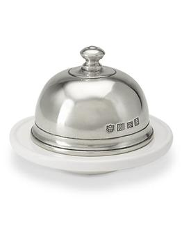 商品MATCH | Convivio Pewter & Ceramic Butter Dome,商家Saks Fifth Avenue,价格¥830图片