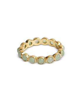 商品Argento Vivo | Gemstone Stack Ring in 18K Gold Plated Sterling Silver,商家Bloomingdale's,价格¥665图片