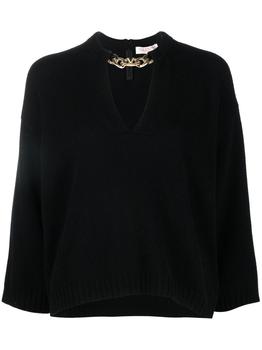 推荐VALENTINO - Cashmere V-necked Sweater商品
