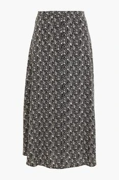 VANESSA BRUNO | Noela printed crepe midi skirt,商家THE OUTNET US,价格¥319